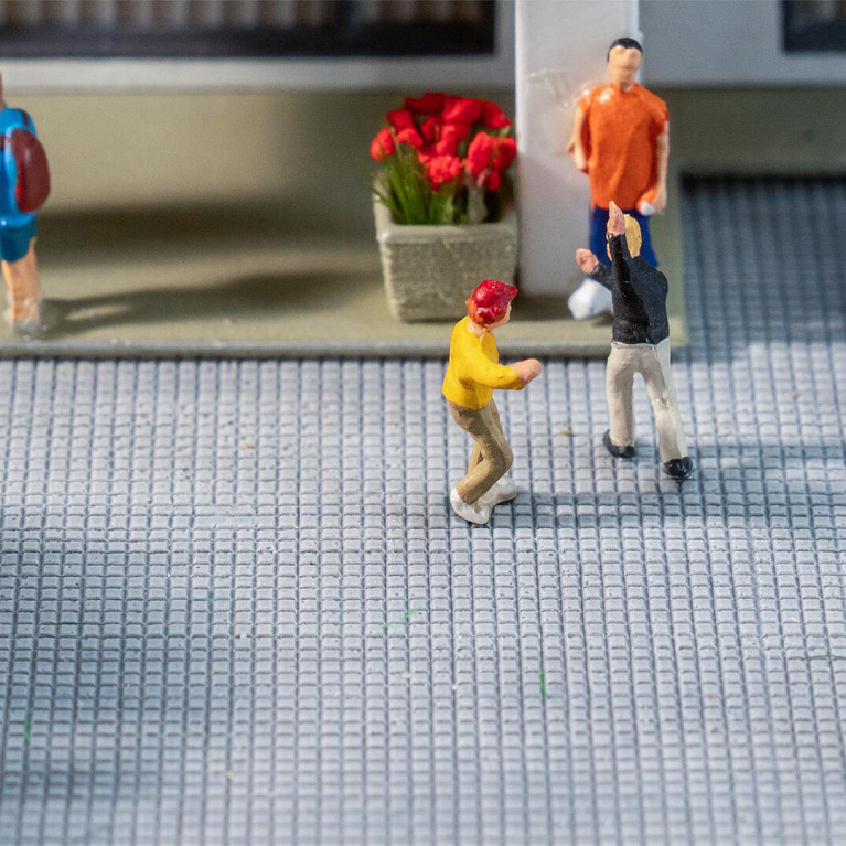 PREMIUM Film routier, trottoir - Faller 272313 - N 1/160