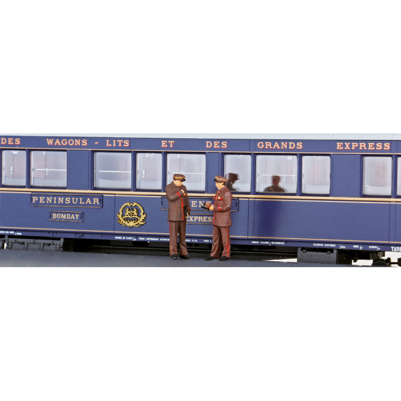 3 agents de bord de la CIWL/SNCF - LSMODELS 89650 - HO 1/87