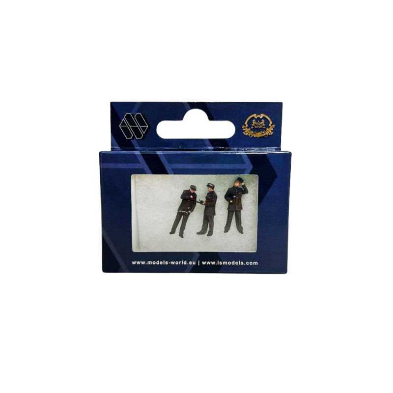3 agents de bord de la CIWL/SNCF - LSMODELS 89650 - HO 1/87