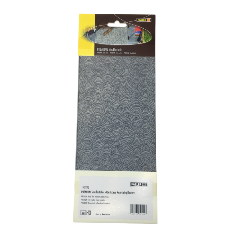 PREMIUM Film routier pavés romains - Faller 170312 - HO 1/87