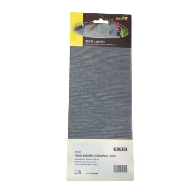 PREMIUM Film routier, pavés, gris clair - Faller 272310 - N 1/160