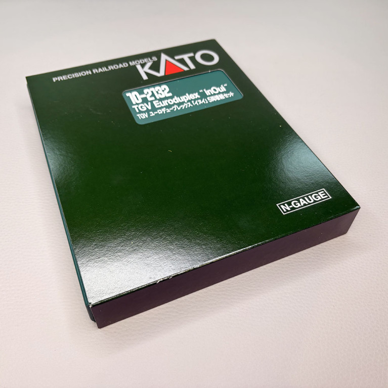 5 voitures intermédiaires TGV Euroduplex "inOui", rame N°4711, SNCF  - KATO 10-2132