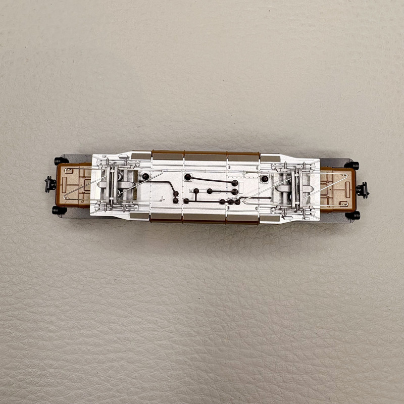 Train de voyageur, locomotive électrique Ge 6/6 I "Krokodil", 4 voitures, RhB  - KATO 10-1987