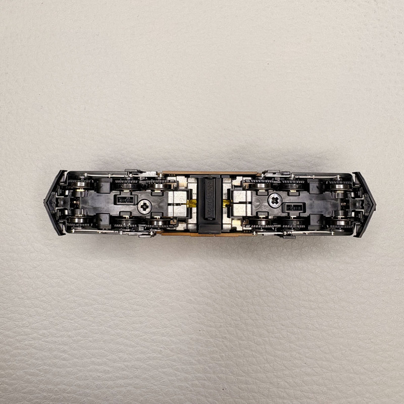 Train de voyageur, locomotive électrique Ge 6/6 I "Krokodil", 4 voitures, RhB  - KATO 10-1987