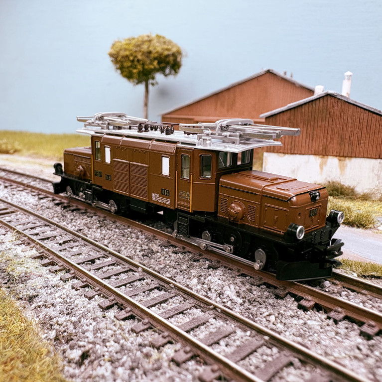 Locomotive électrique Ge 6/6 I, N°414, "Krokodil", RhB, Ep. IV  - KATO 3103-1 - N 1/160