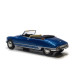 Citroën DS 19 cabriolet ouvert, bleu antarctique, 1963 - SAI 7805 - HO 1/87