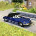 Citroën DS 19 cabriolet fermée, bleu royal, 1963 - SAI 7816 - HO 1/87