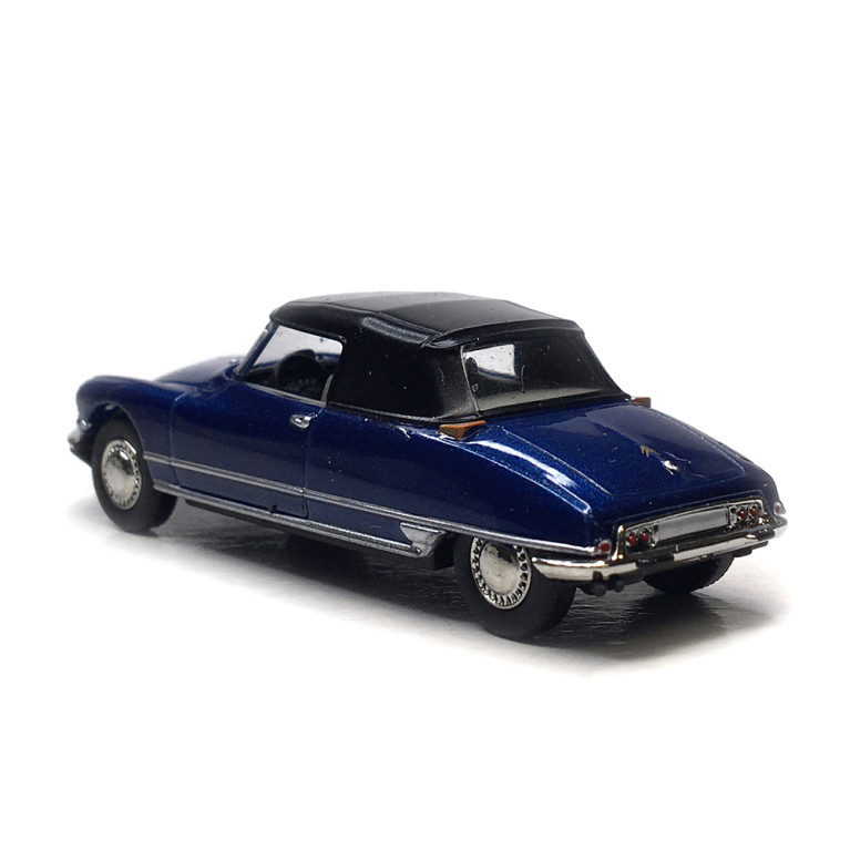 Citroën DS 19 cabriolet fermée, bleu royal, 1963 - SAI 7816 - HO 1/87