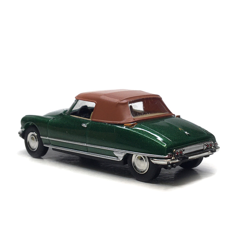 Citroën DS 19 cabriolet fermée, vert métallisé, 1963 - SAI 7819.1 - HO 1/87