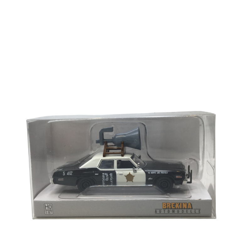 Dodge Monaco, the bluesmobile, avec haut parleur, 1974 - BREKINA 18154 - HO 1/87