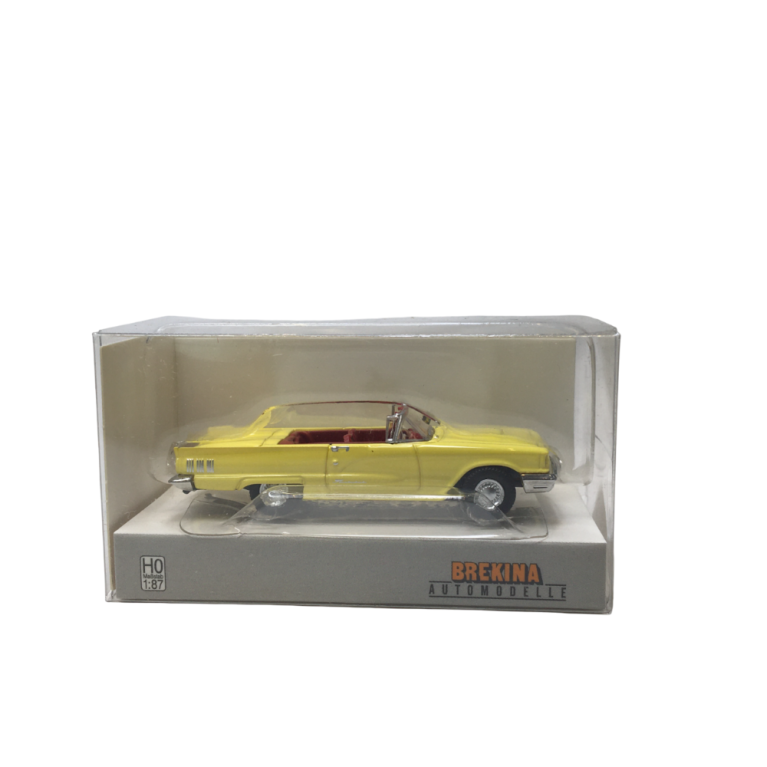 Ford Thunderbird, cabriolet ouvert, jaune, 1960 - BREKINA 18206 - HO 1/87