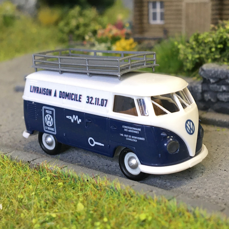 Volkswagen T1b tôlé, Vw pièces d'origine, 1960 - BREKINA 32300 - HO 1/87