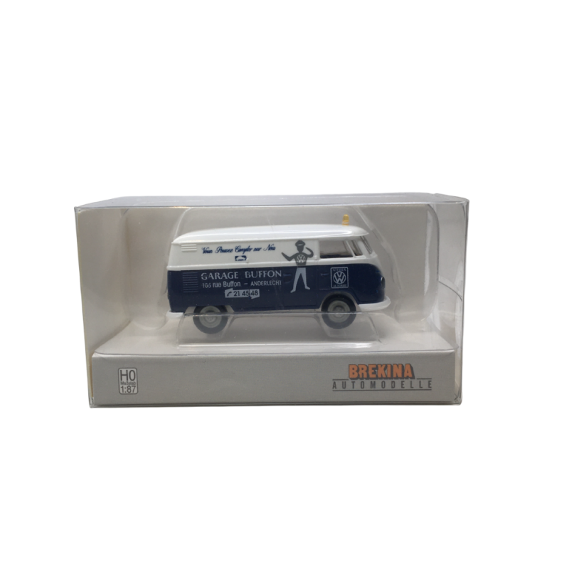 Volkswagen T1b tôlé, VW garage buffon, 1960 - BREKINA 32301 - HO 1/87