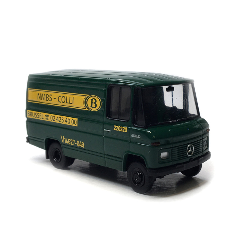 Mercedes Benz L 406 D, SNCB, 1977 - BREKINA 36861 - HO 1/87