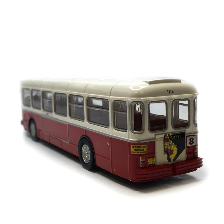 Autobus Saviem SC10, 0-4-4, Lyon, TCL ligne 8 - SAI 4382 - HO 1/87