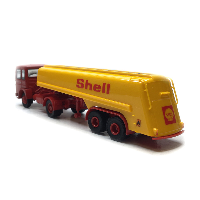 Semi-remorque Citerne, MAN F8, Shell, 1968 - BREKINA 78165 - HO 1/87