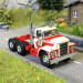 Tracteur Dodge, LCF CT 900, blanc/rouge, 1960 - BREKINA 86300 - HO 1/87