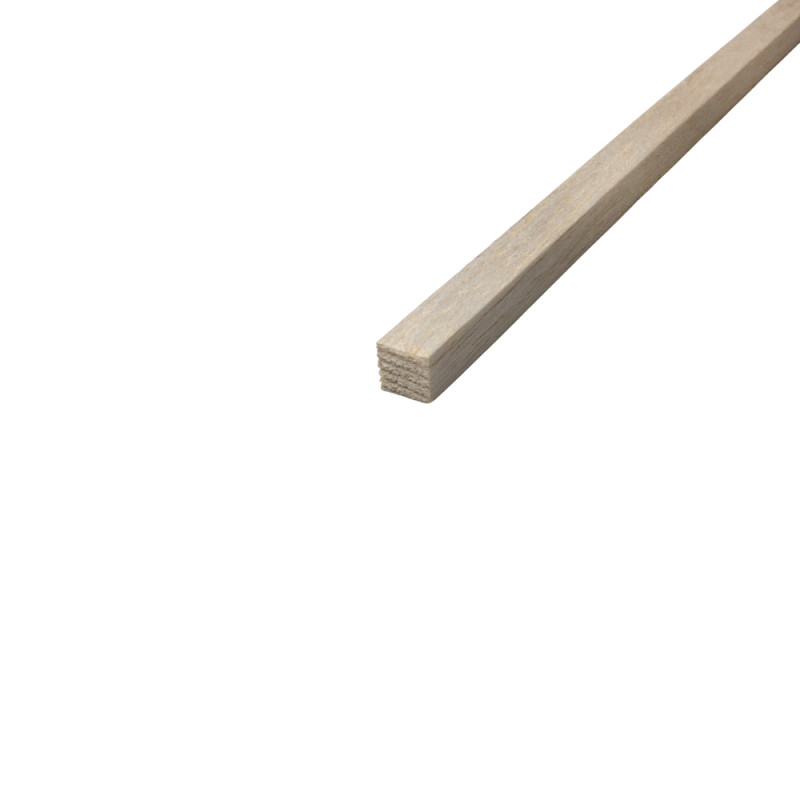 Profilé carré en bois de Balsa - 10x10mm - KAVAN KAV60.1311010