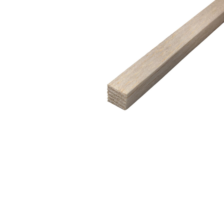 Profilé carré en bois de Balsa - 8x8mm - KAVAN KAV60.1310808