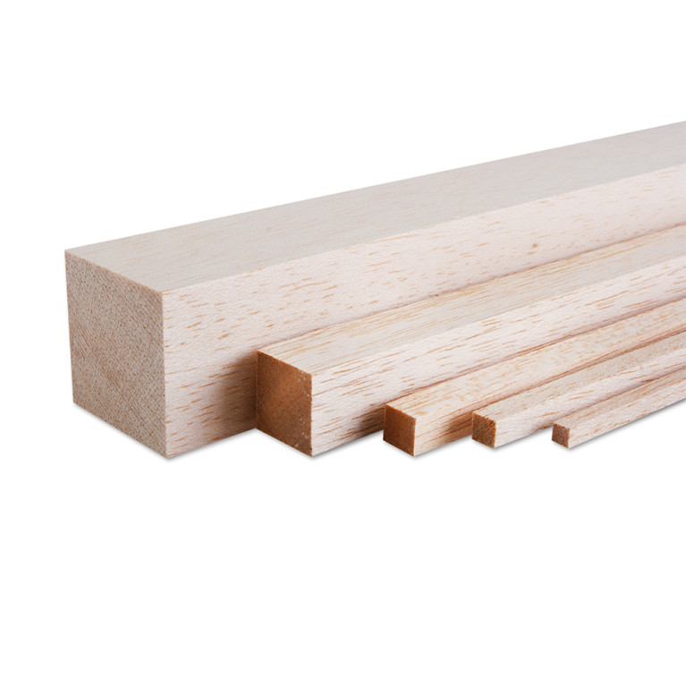 Profilé carré en bois de Balsa - 6x6mm - KAVAN KAV60.1310606