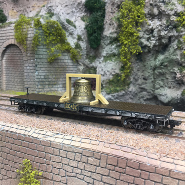 Wagon plat "Hells Bells", AC/DC - MARKLIN 46270 - HO 1/87