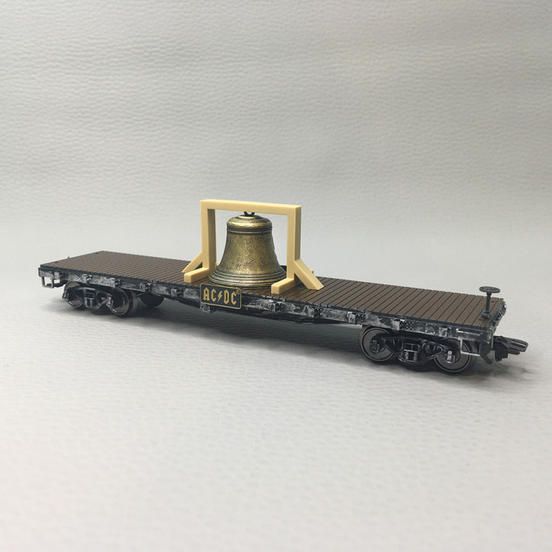 Wagon plat "Hells Bells", AC/DC - MARKLIN 46270 - HO 1/87