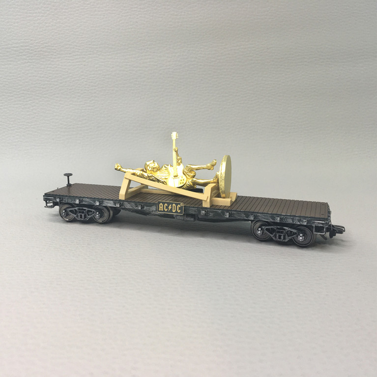 Wagon plat "Stiff Upper Lip", AC/DC - MARKLIN 48837 - HO 1/87