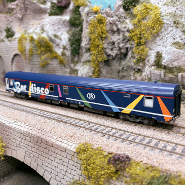 Voiture DMS SR2, Bar disco, SNCB, Ep. V - LSMODELS 92998 - HO 1/87