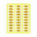 Plaques itinéraires voiture voyageur Ouest lettre rouge-HO-1/87 REE XB-046