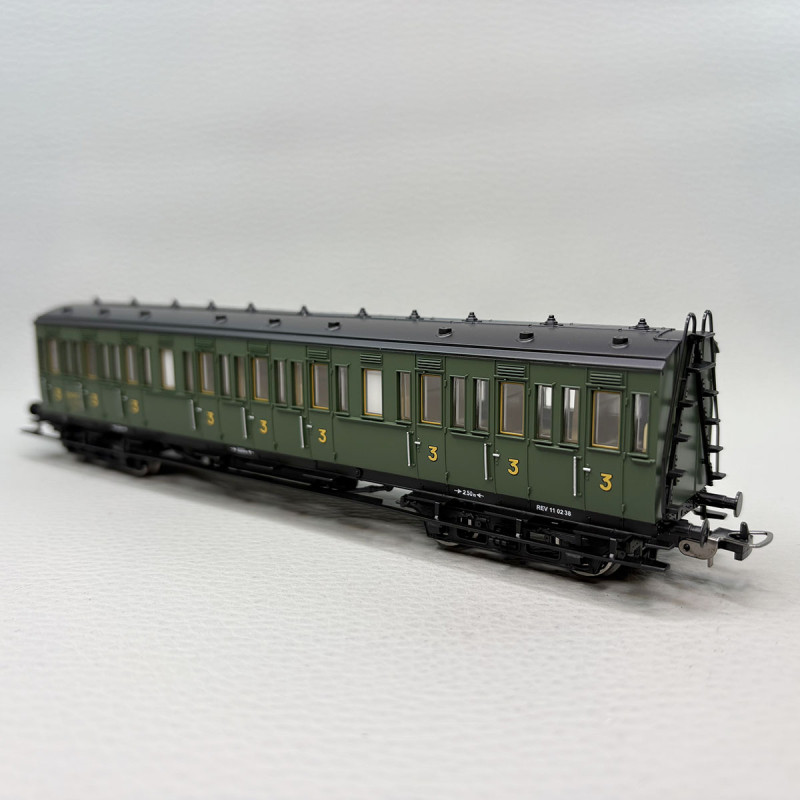 PIKO 53329 - Voiture à compartiment C9ty, 3CL, N°11015, SNCF