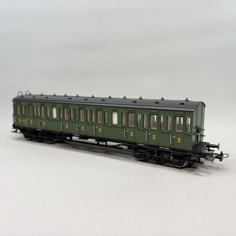 PIKO 53329 - Voiture à compartiment C9ty, 3CL, N°11015, SNCF