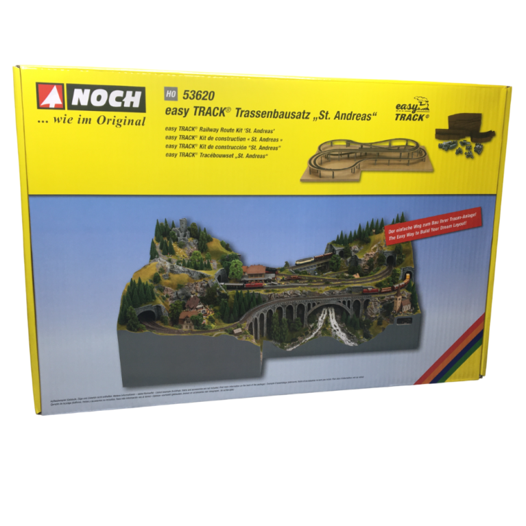 Kit de circuit ferroviaire, easy TRACK, St Andreas - NOCH 53620 - HO 1/87
