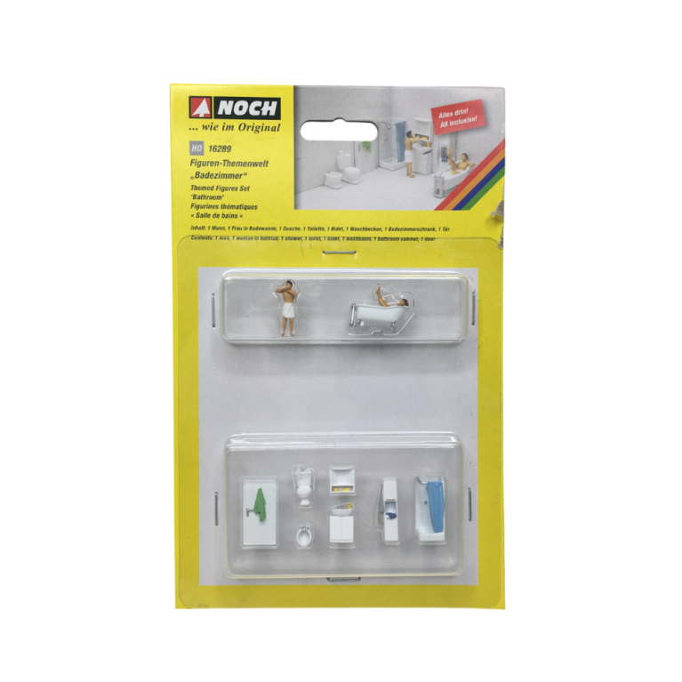 Ensemble de figurines, salle de bain - NOCH 16289 - HO 1/87