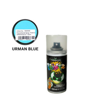 Peinture en spray pour Lexan 150ml - Urman Blue - ABSIMA 3500009