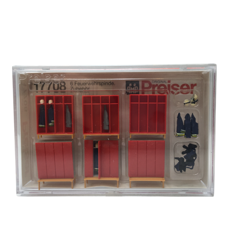 Casiers des pompiers - PREISER 17708 - HO 1/87