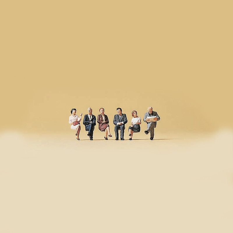 Passagers assis - PREISER 79156 - N 1/160