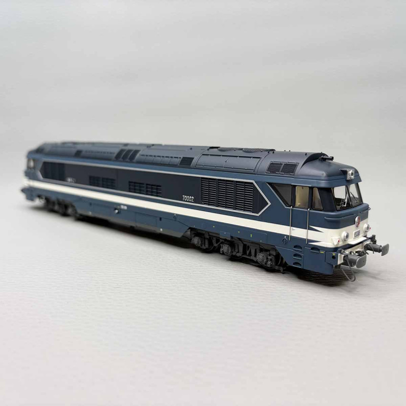 Locomotive diesel CC 70002, SNCF, 3R AC - REE CC-70002SAC - HO 1/87
