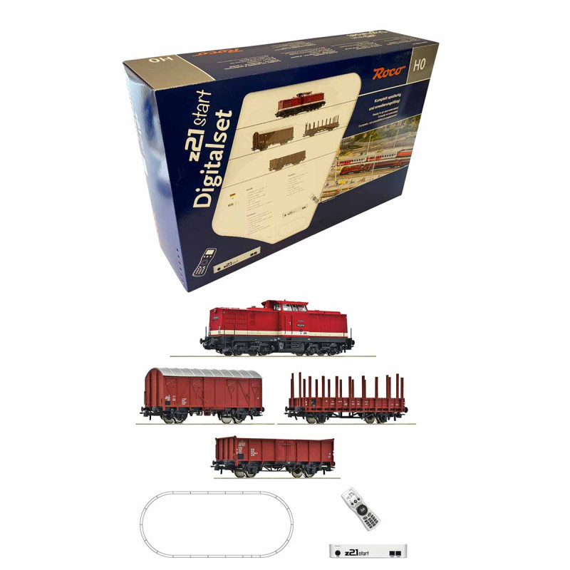 Coffret de démarrage digital, locomotive BR 110 et 3 wagons, DR, Ep.IV - PIKO 5110009 - HO 1/87
