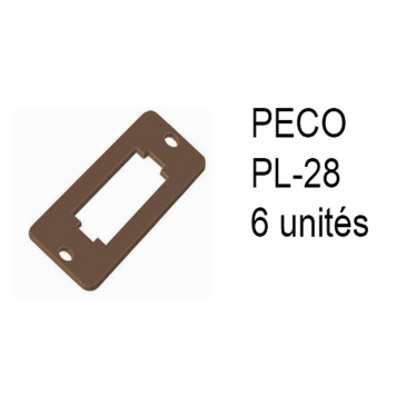 6 supports pour levier de commande -Toutes échelles-PECO PL-28