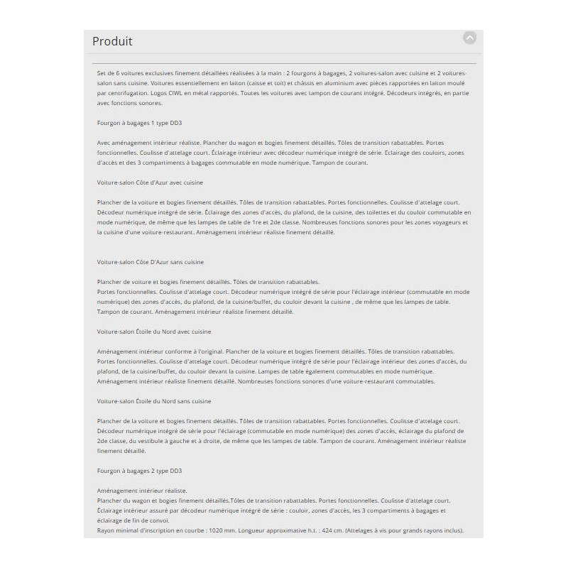 6 voitures Pullman Edelweiss, CIWL, Ep II - MARKLIN 58000 - 1 1/32