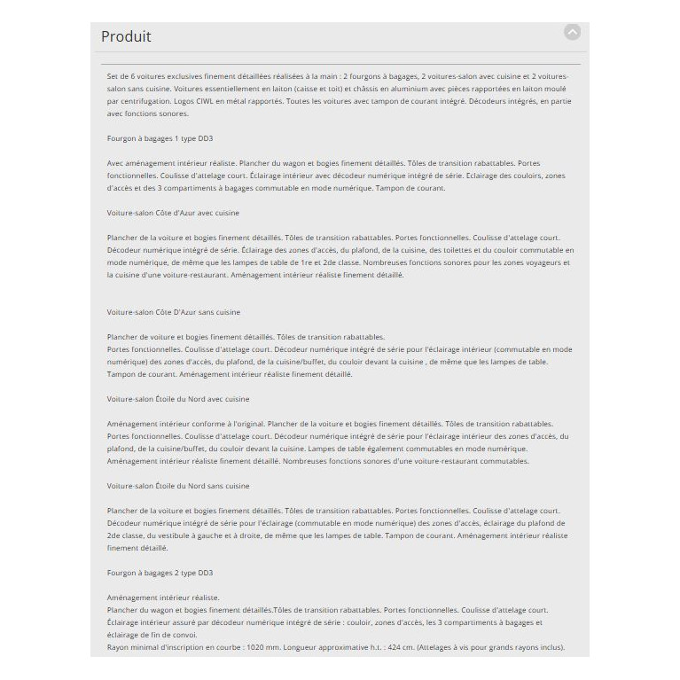 6 voitures Pullman Edelweiss, CIWL, Ep II - MARKLIN 58000 - 1 1/32