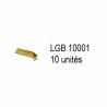 10 éclisses métalliques pour train de jardin -G-1/28-LGB 10001