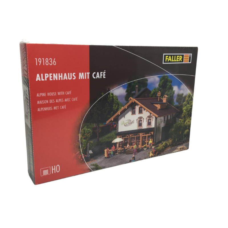 Maison des Alpes avec café - Faller 191836 - HO 1/87