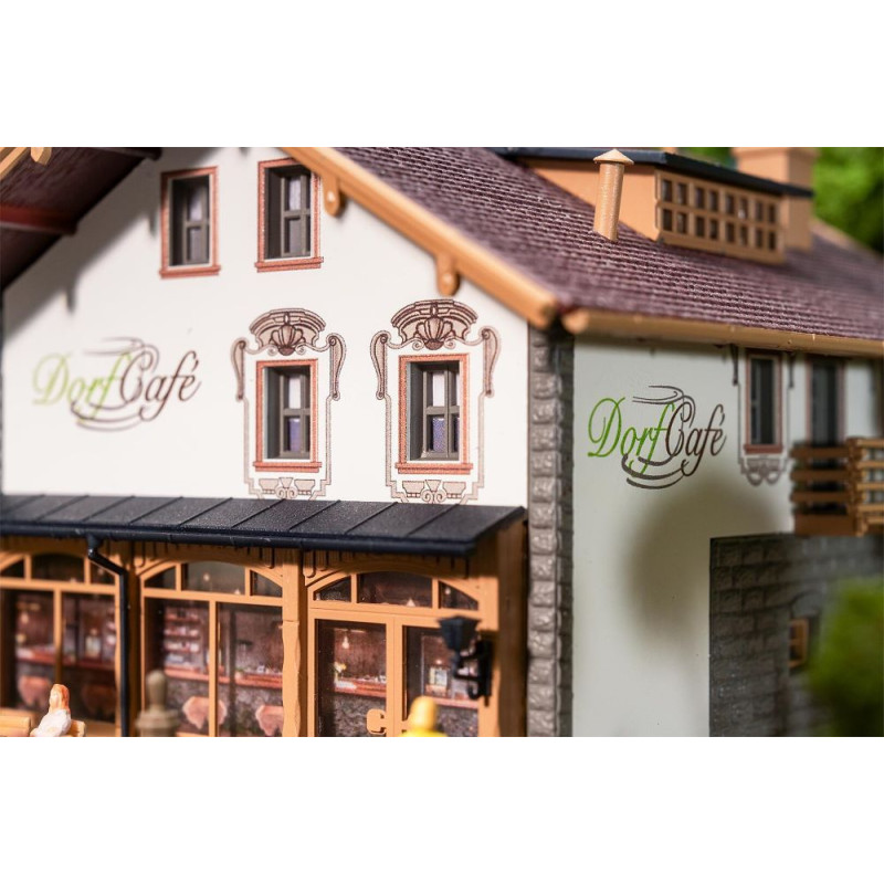 Maison des Alpes avec café - Faller 191836 - HO 1/87