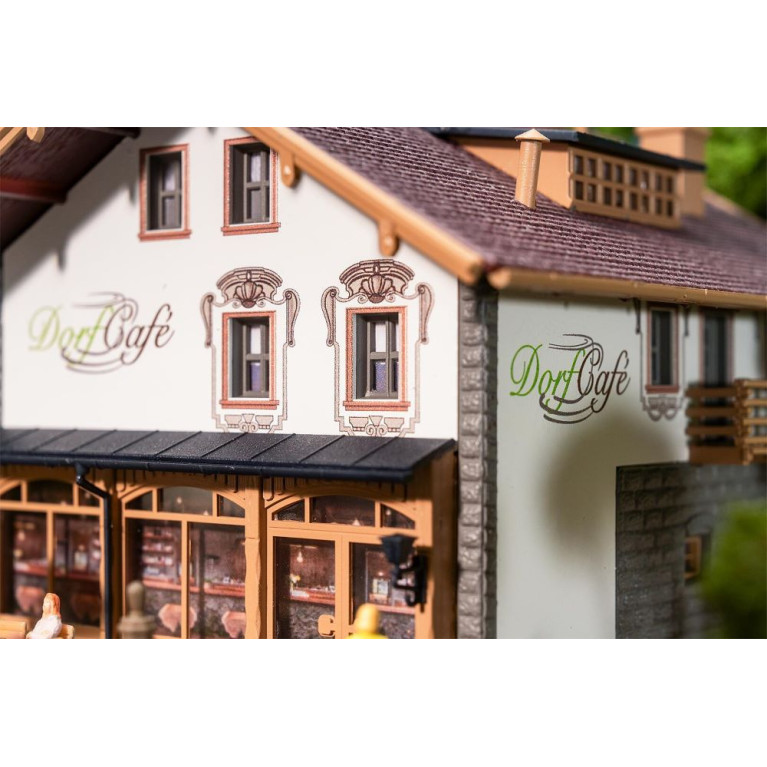 Maison des Alpes avec café - Faller 191836 - HO 1/87
