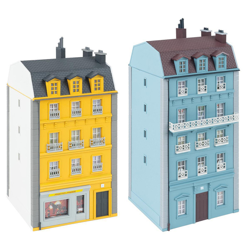 Ensemble de maisons de ville - Faller 130714 - HO 1/87