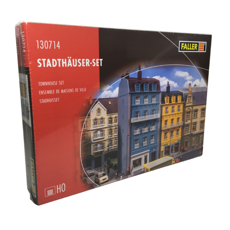 Ensemble de maisons de ville - Faller 130714 - HO 1/87