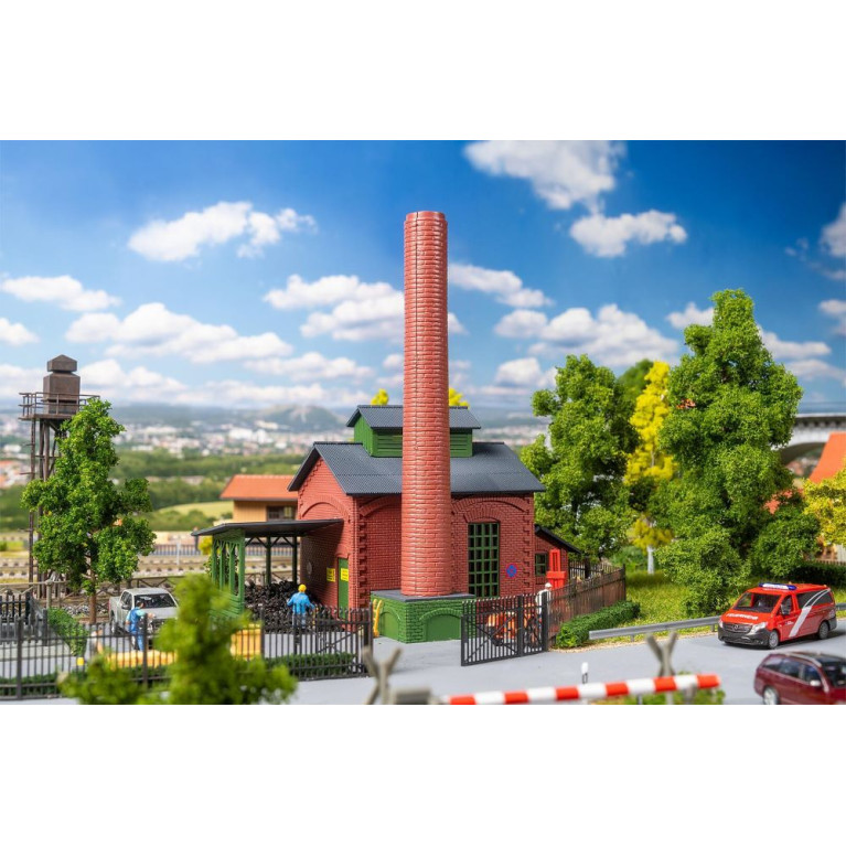 Chaufferie entourée - FALLER 131337 - HO 1/87