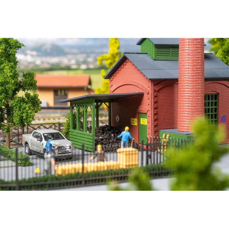 Chaufferie entourée - FALLER 131337 - HO 1/87