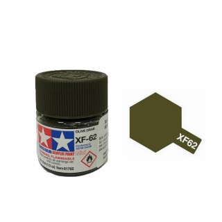 Olive Drab mat pot de 10ml-TAMIYA XF62